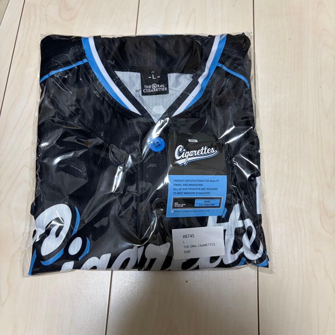 THE ORAL CIGARETTES ベースボールTシャツ 黒 Lサイズ