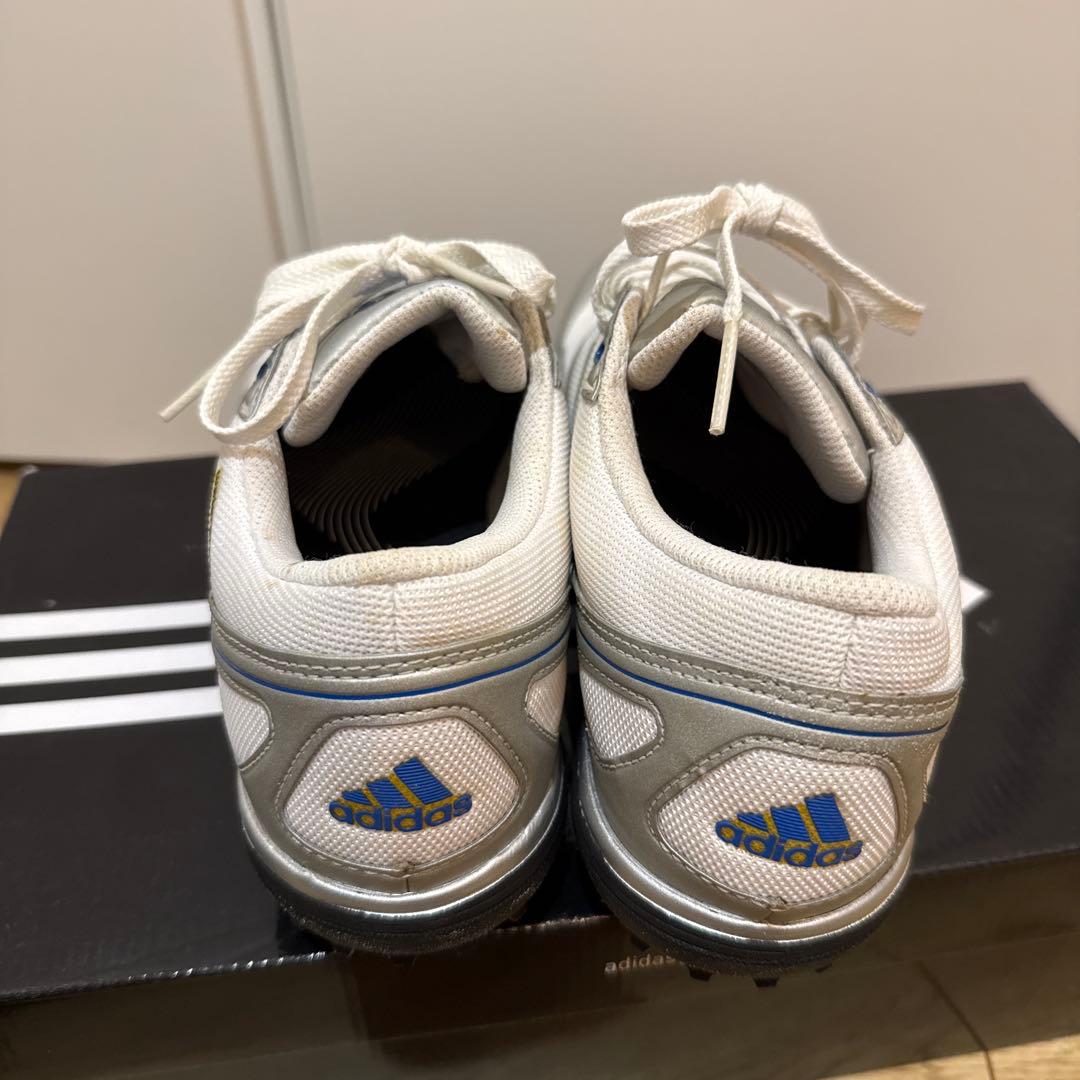adidas ゴルフシューズ ホワイト/シルバー