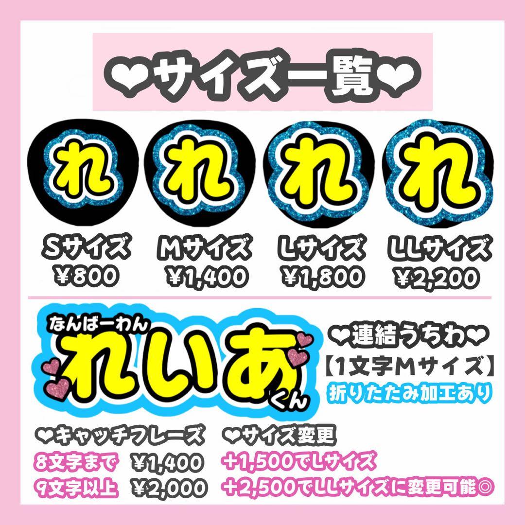 まるページ うちわ文字 オーダー うちわ屋さん 連結うちわ 文字パネル