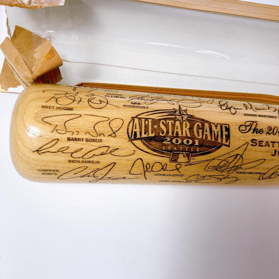 MLB オールスターゲーム 記念バット 2001 イチローサイン有り|3099|