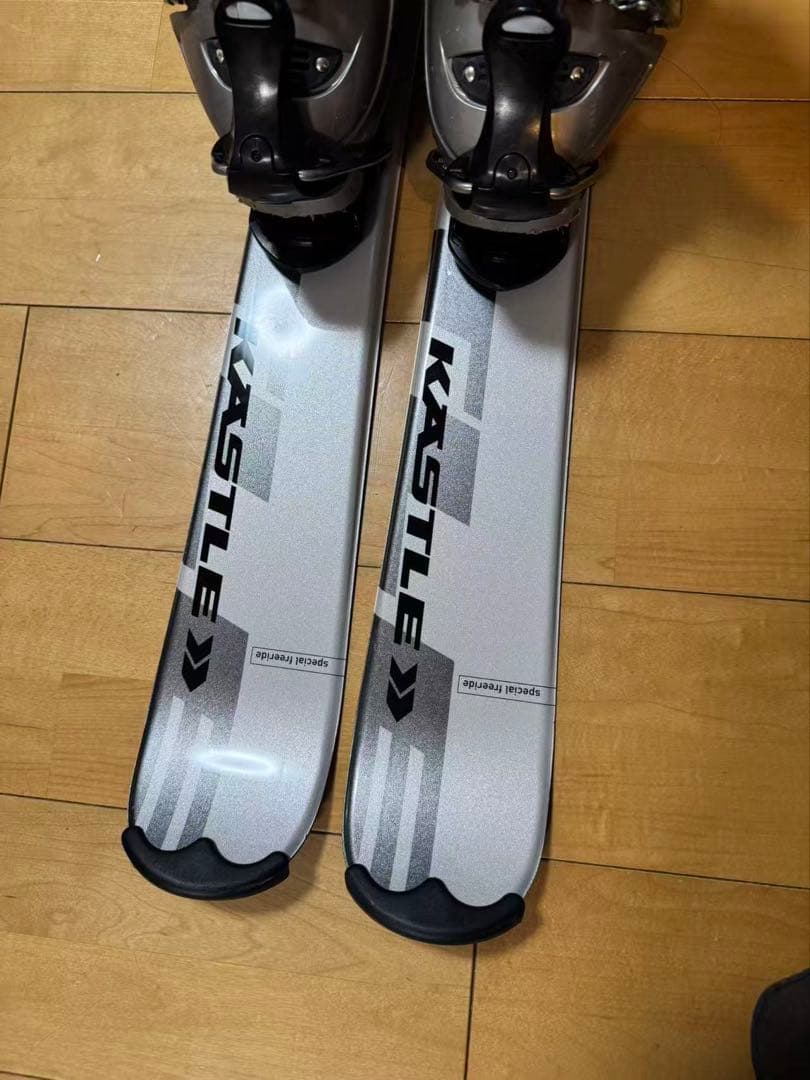 レディース　KASTLE ショートスキー　ファンスキー 90cm ブーツ24cm