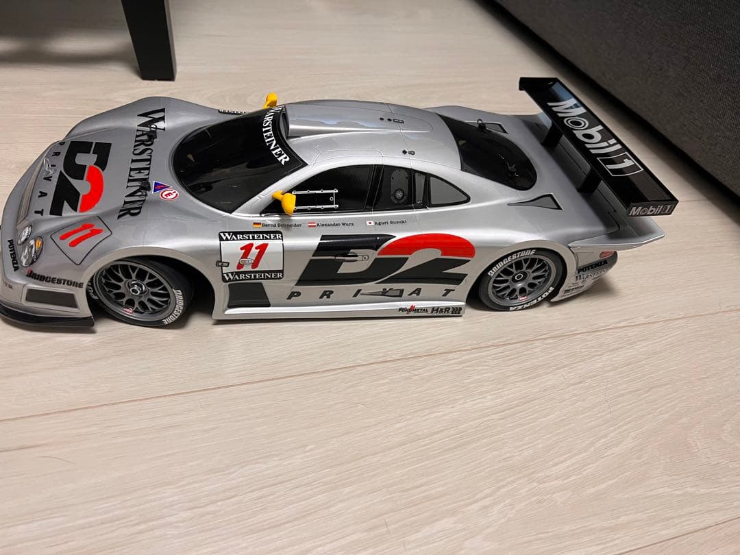 タミヤ　1/10　1997 メルセデスベンツ　CLK-GTR 　完成済みボディ