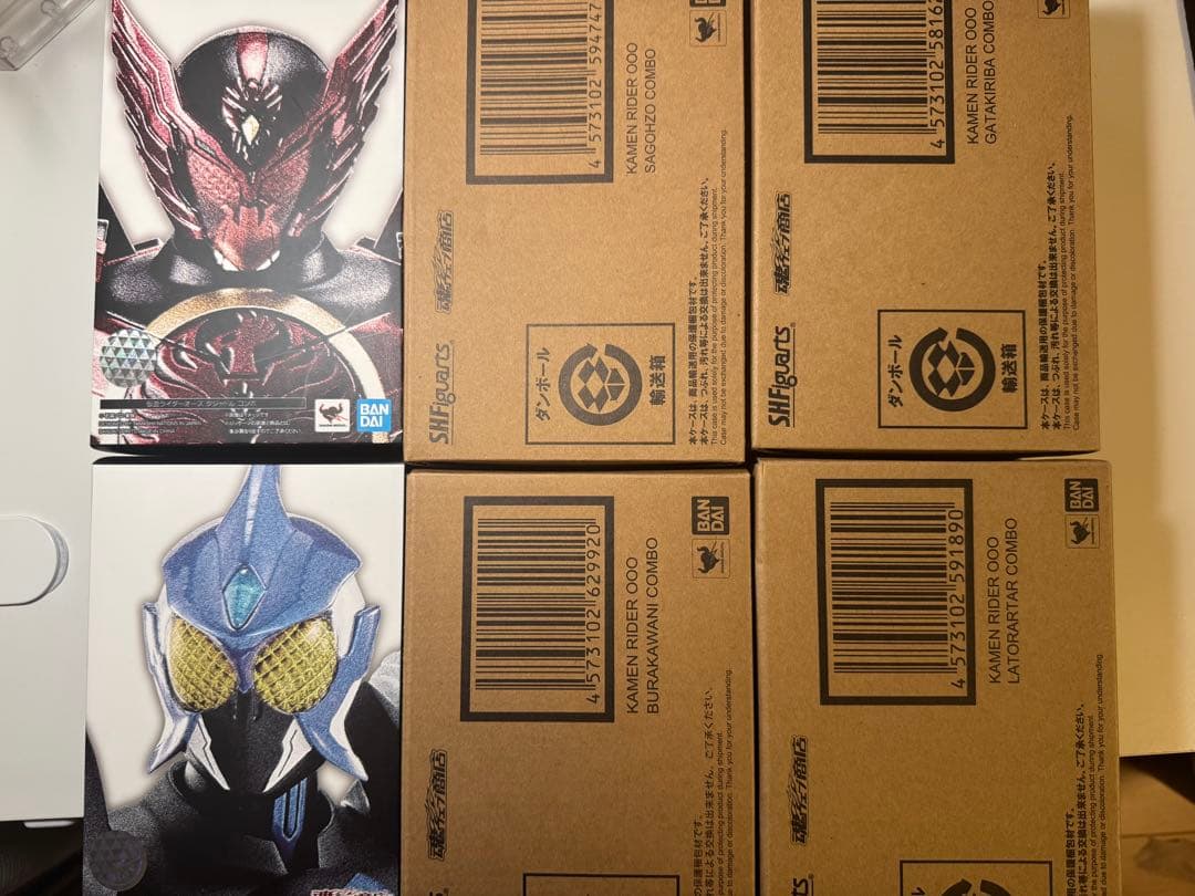 S.H.Figuarts 真骨彫 仮面ライダーオーズ 6体セット