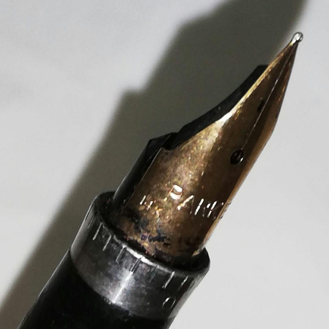 【KM】PARKER　ペン先14K　パーカー　万年筆　スターリングシルバー