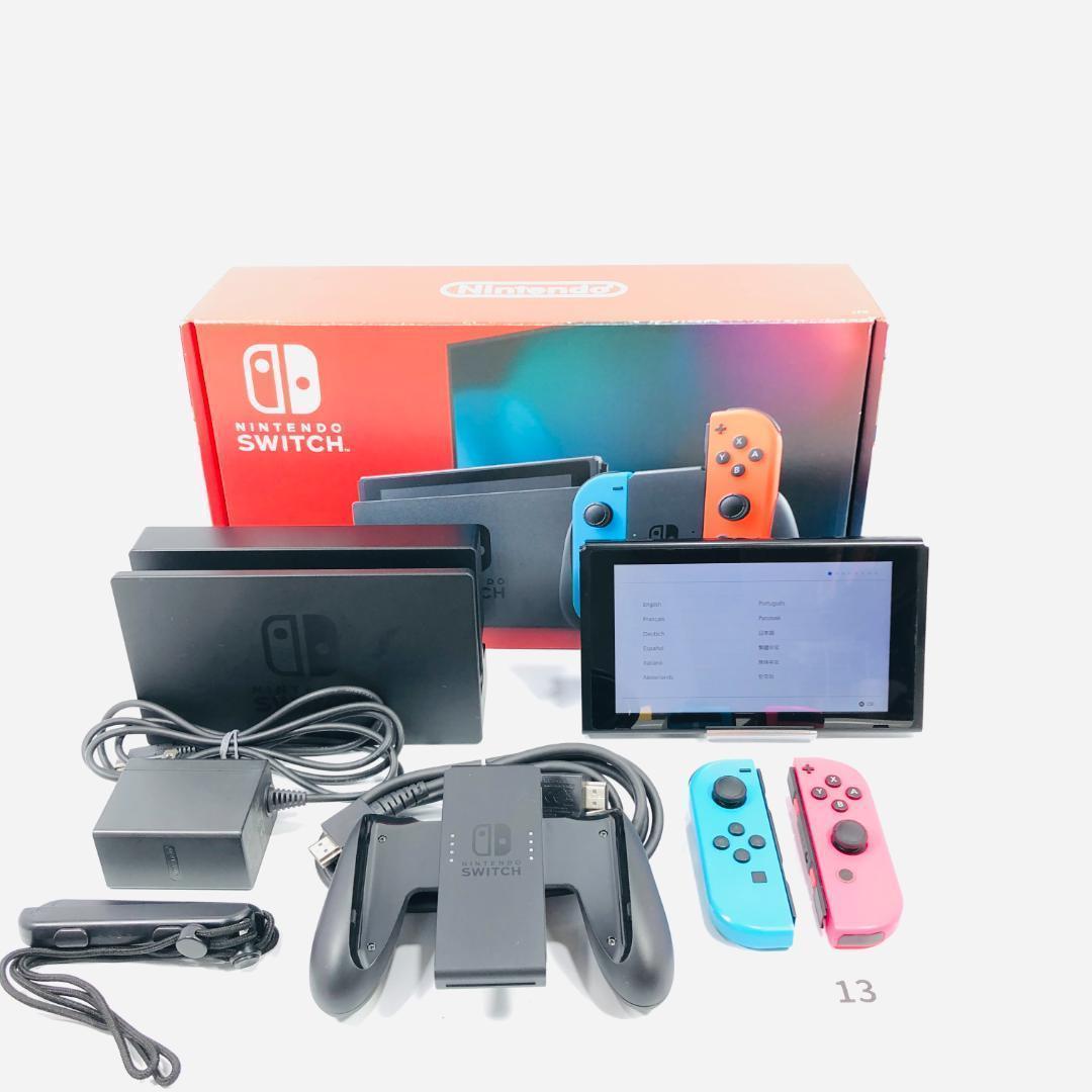 【美品】NINTENDO Switch 本体 HAC-001（新型）10-97