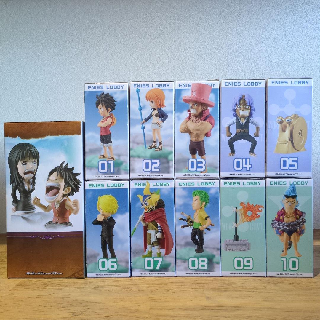 ［未開封］ワンピース ワールドコレクタブルフィギュア エニエスロビー コンプ