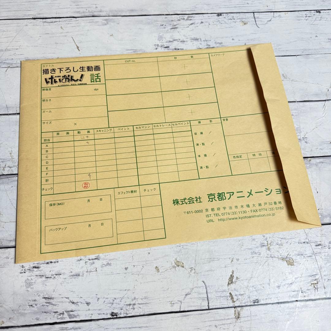 けいおん 描き下ろし生動画 京都アニメーション 京アニ 原画 琴吹紬 つむぎ