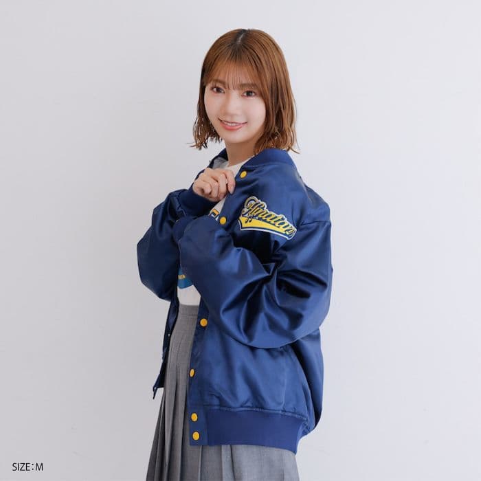 【XLサイズ】日向坂46 5回目のひな誕祭 スカジャン ネイビー