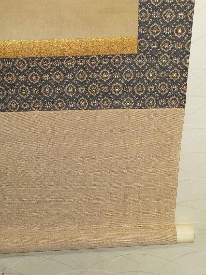 ♥☆彡　模写　掛軸　橋本雅邦　山水図　桐箱付き　掛け軸　骨董　中国　アンティーク