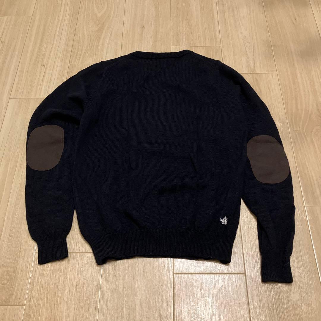 clubhaus Elbow Patched Sweate サイズM ネイビー