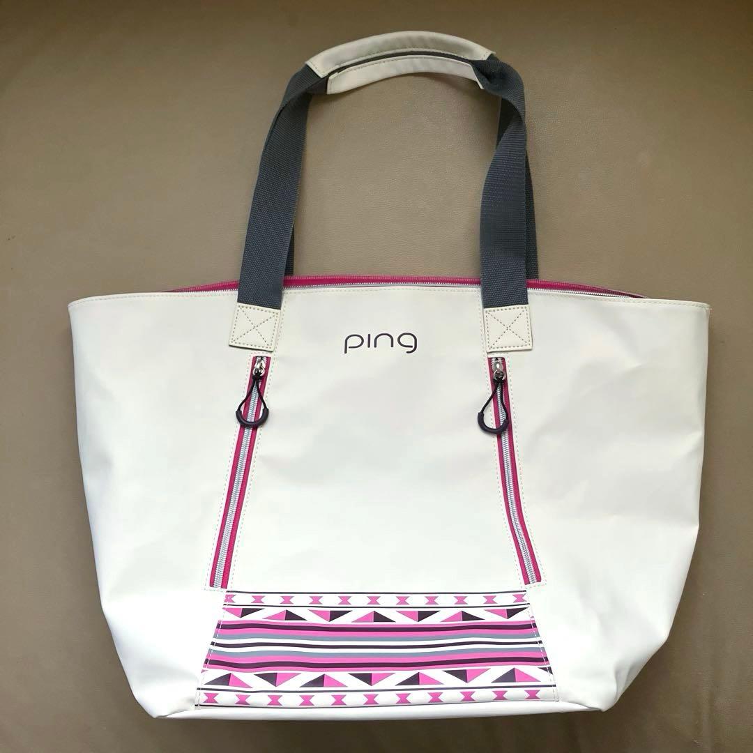 【美品】ピン PING トートバッグ