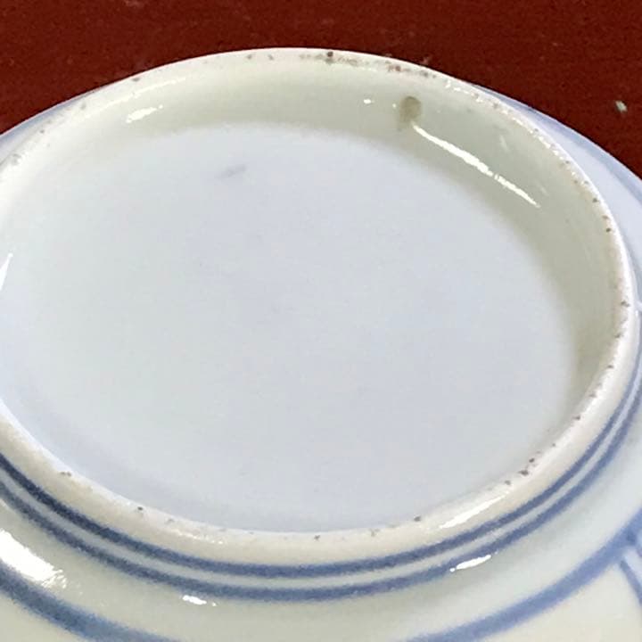 古伊万里　染付　珍品　無傷完品　人物　ラッタン人　南蛮人　渡来人　寿　吉祥文