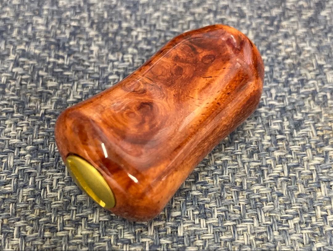 わたらせ樹脂工房製花梨瘤ノブ　カーディナル用ベアリング仕様　左