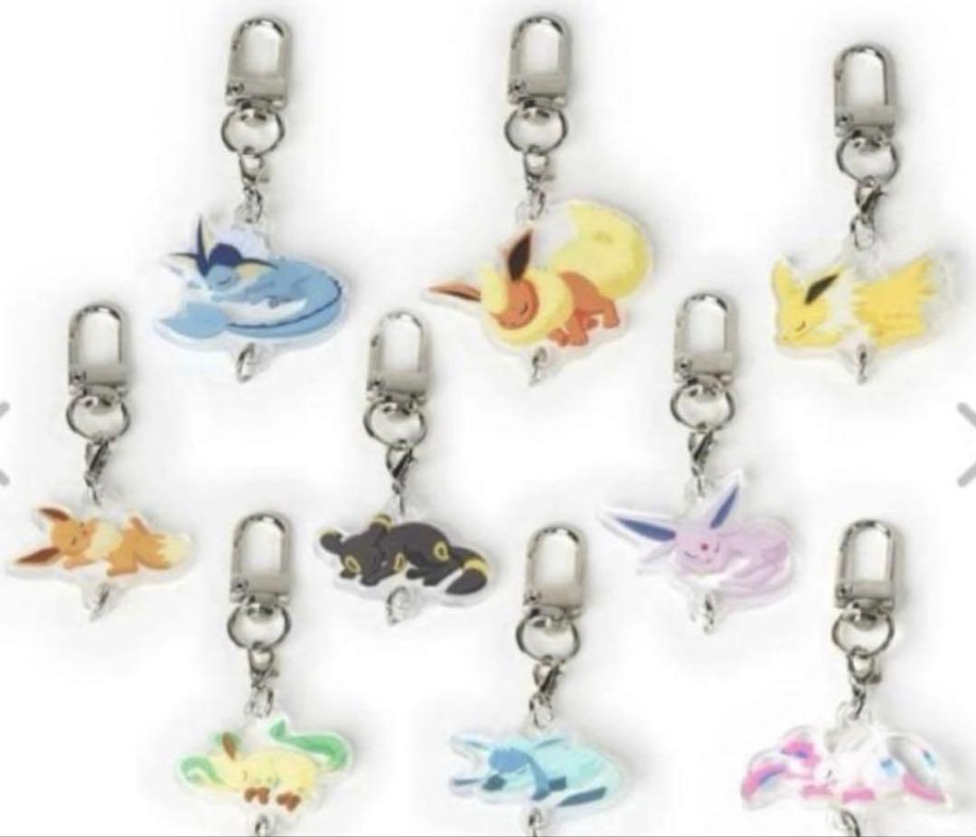 ポケモン　スリープ　つながる　アクリルチャーム　イーブイ　フレンズ　全9種