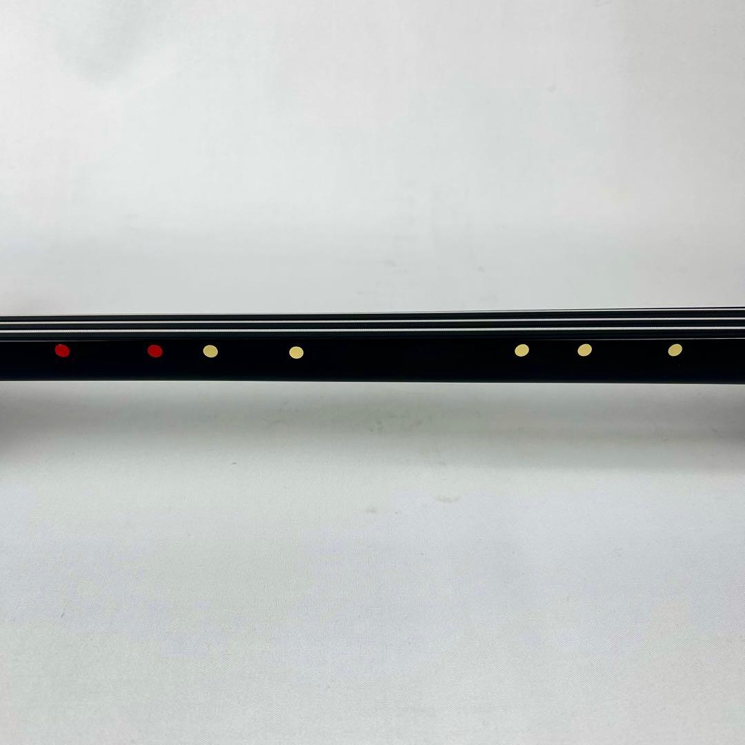 【美品】沖縄 三線 本革 蛇革 ハードケース付 付属品多数 初心者入門