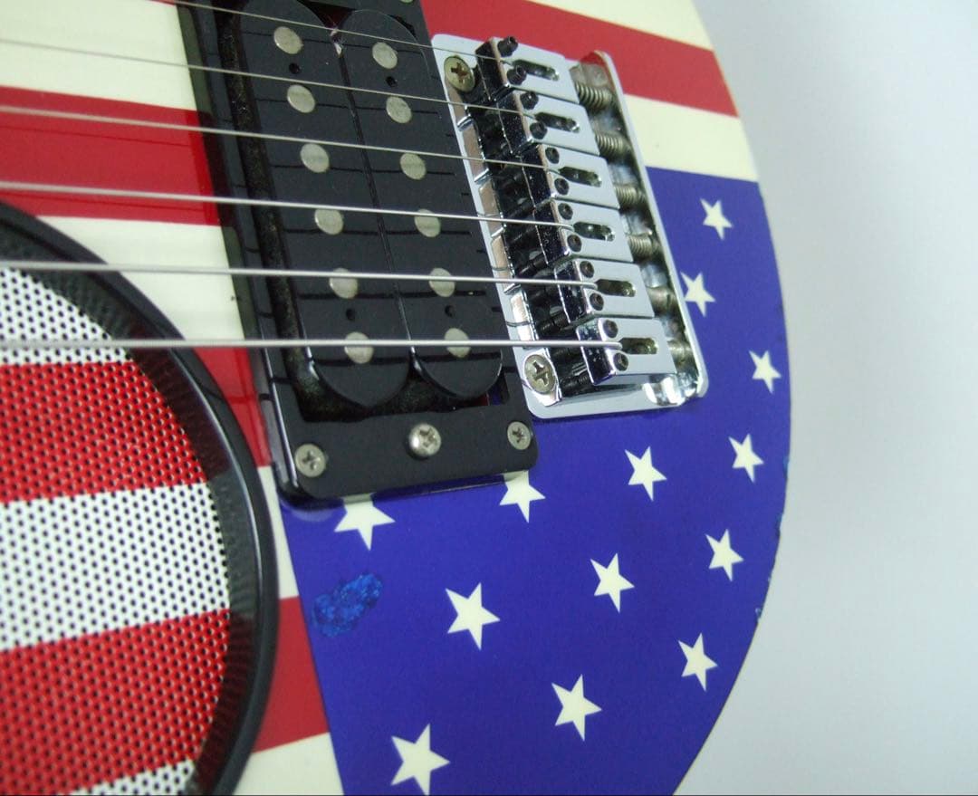 FERNANDES ZO-3 USA 星条旗 アンプ内蔵ギター スピーカー搭載