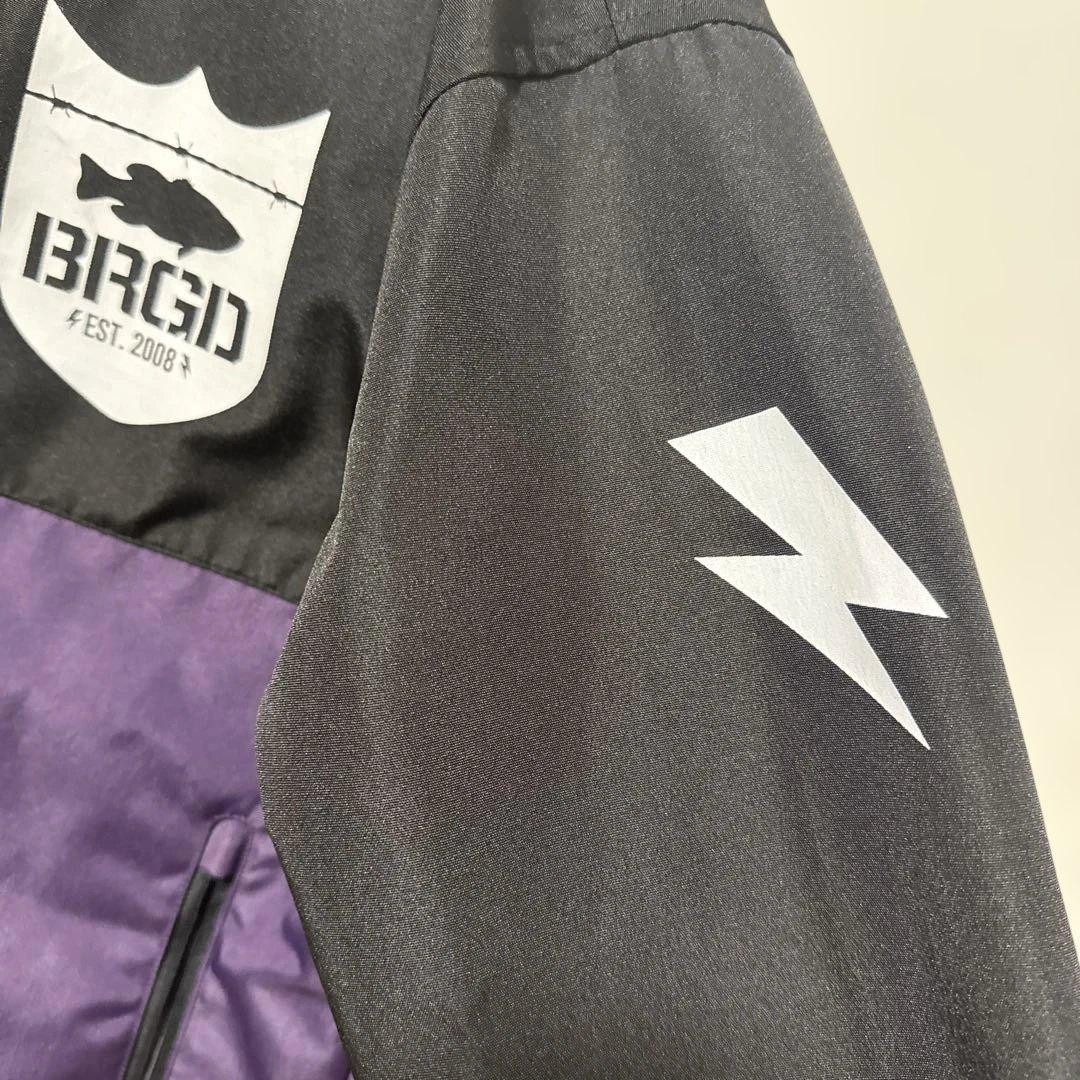 BRGD バスブリゲード　フィッシングジャケット 紫/黒