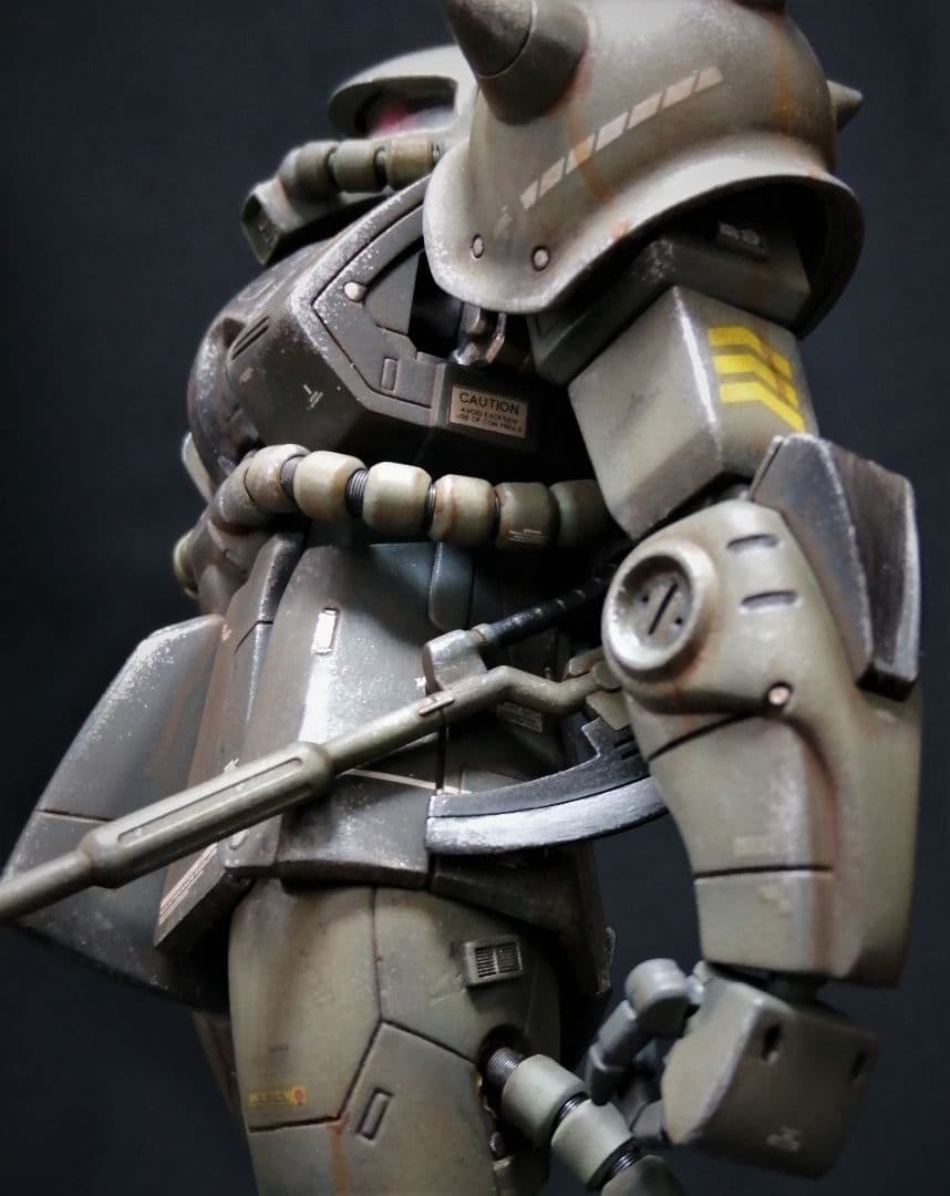 【これぞ歴戦のザク!!】MGフル塗装完成品！