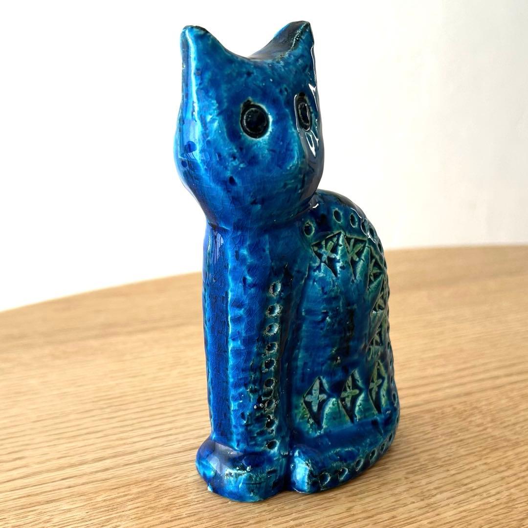 FLAVIA フラビア イタリア リミニブルー 猫 ビトッシ 置物