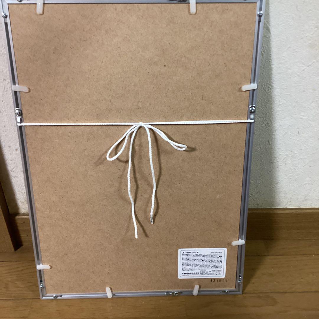伊藤若冲　動植綵絵　【　雪　中　鴛　鴦　】　高精彩工藝画　　額装　即決