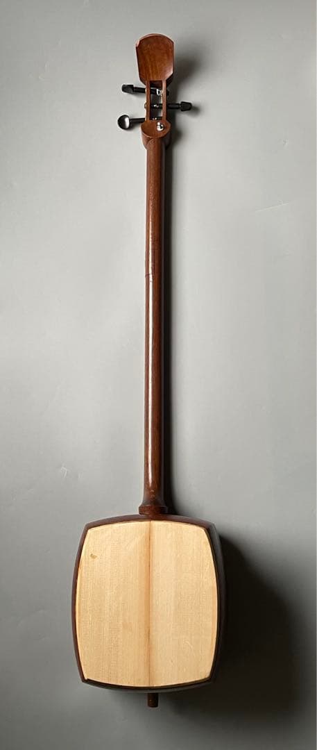 レア楽器　シャズセン　ダブルボディ　細棹