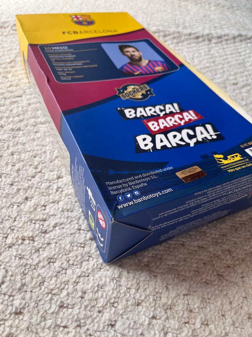 週末SALE‼️リオネル・メッシ FCバルセロナ公式 アクションフィギュア 10番