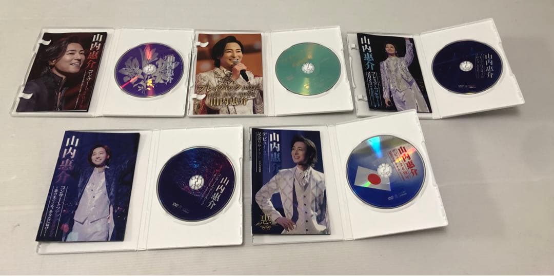 ◆演歌歌手　山内恵介　コンサート　DVD（5枚組）