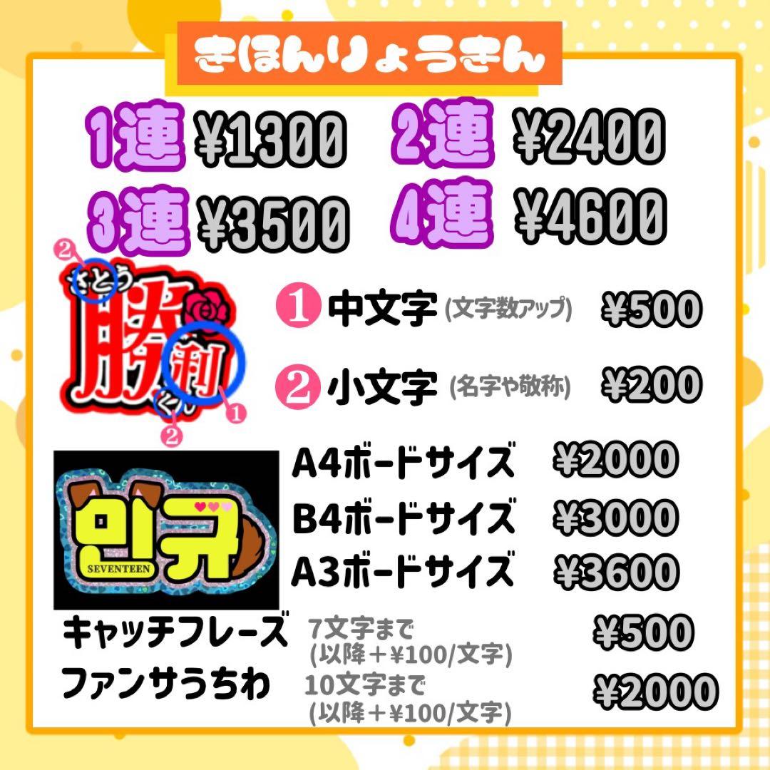 【12/11発】ふじ様 うちわ文字 連結 折りたたみ オーダー 団扇屋 ボード