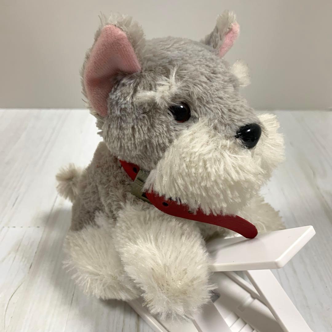 Y☆ 昭和レトロ　テリア　犬　ぬいぐるみ　アルファ　シュナウザー