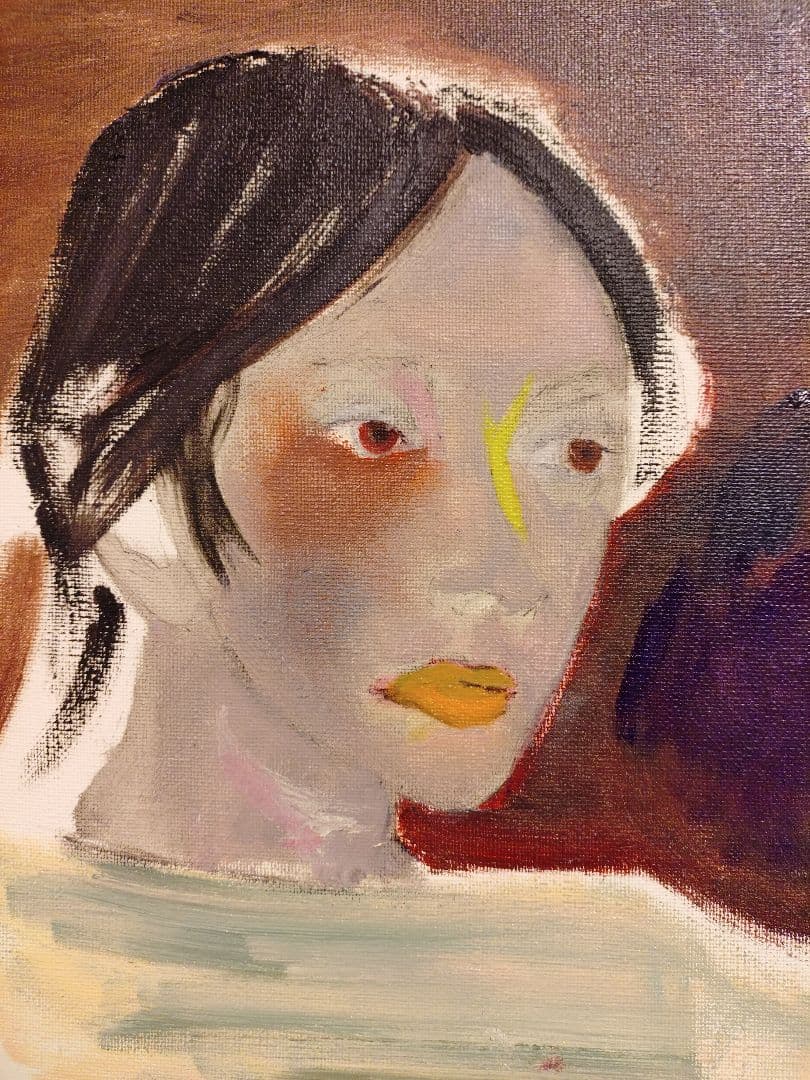 gigolo　油絵　人物画