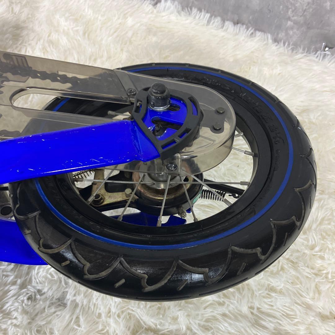 【極美品】へんしんバイク 12インチ 青 スタンド＆工具セット付