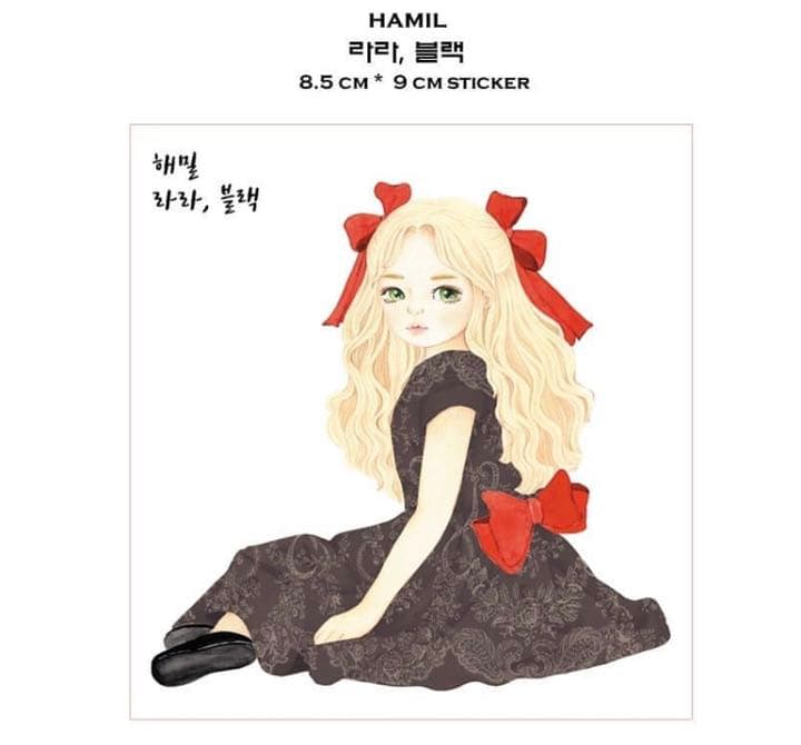 No.19【送料別】hamil ハミル ステッカー 3枚セット
