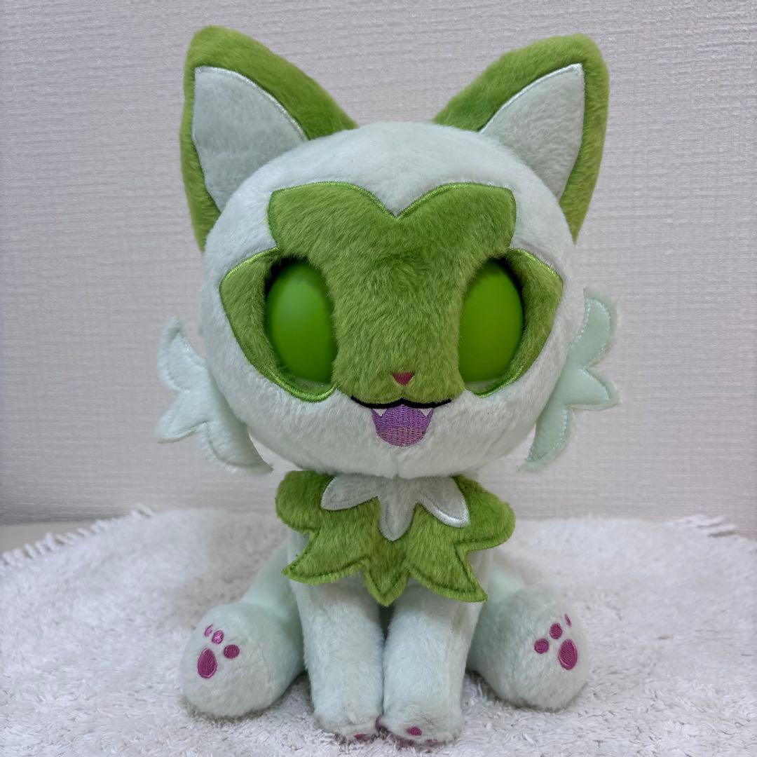 ポケットモンスター なでてみつめてぱちくりニャオハ