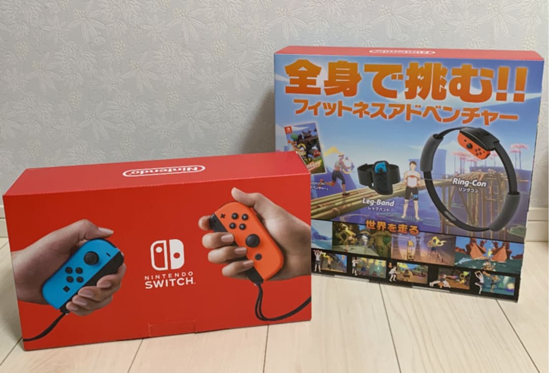 ★新品・未開封★ニンテンドースイッチ本体&リングフィットアドベンチャー セット