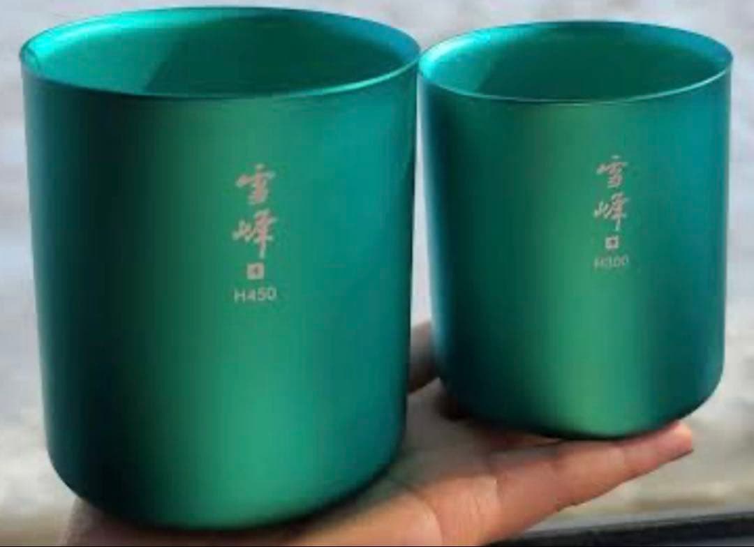 【白馬店限定】 peak チタン製マグ 2サイズセット(収納袋付き)