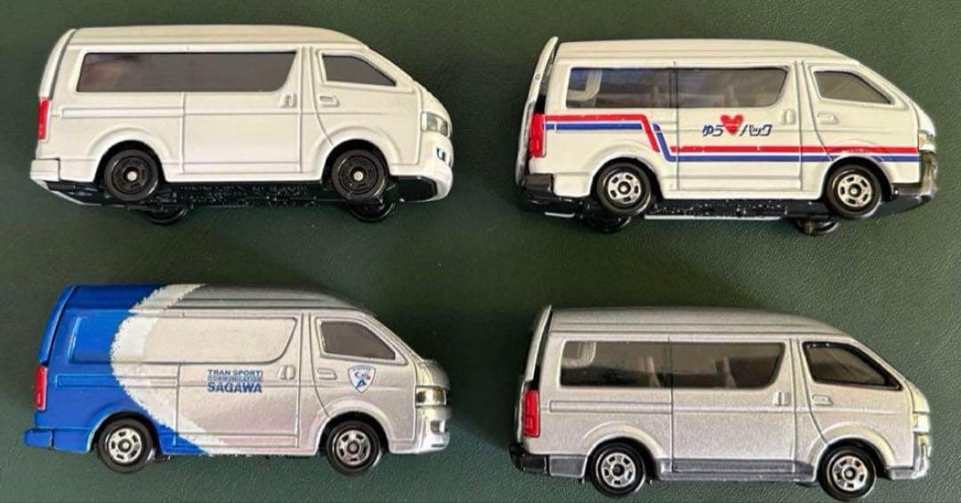 トミカ トヨタ ハイエース 4台セット