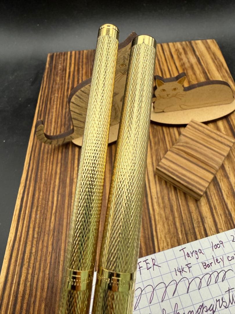 SHEAFFER 万年筆 タルガ 1009 23K張 バーレイ おまけ付