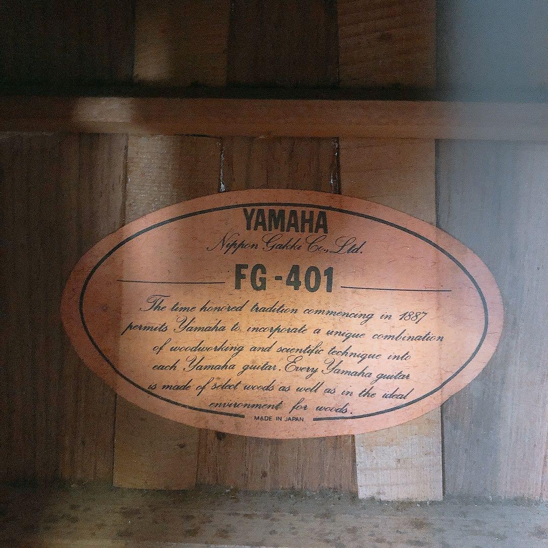 穂*0様 ヤマハ アコースティックギター FG-401 アコギ YAMAHA 中