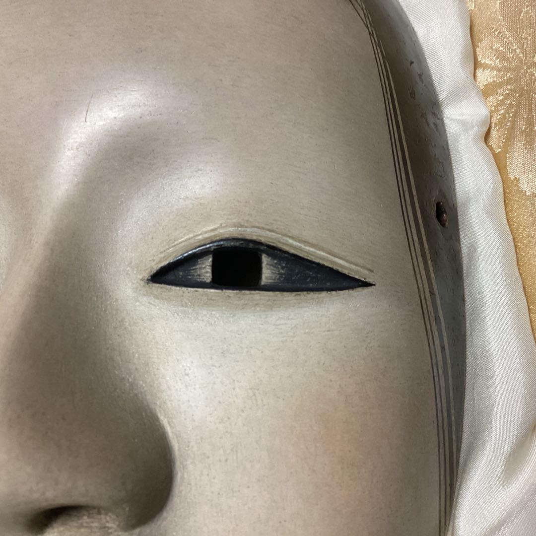 委託品　能面　能面師『堀安右衛門』作　増女　共箱　売り切り