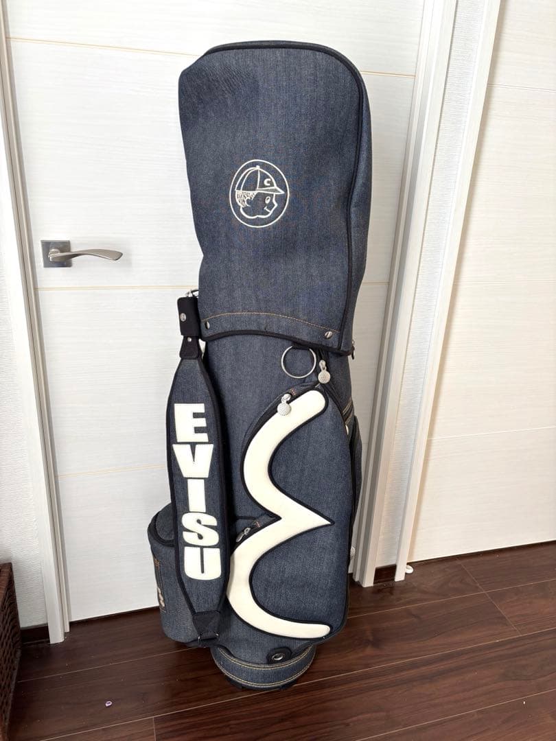 超美品　EVISU デニムゴルフバッグ