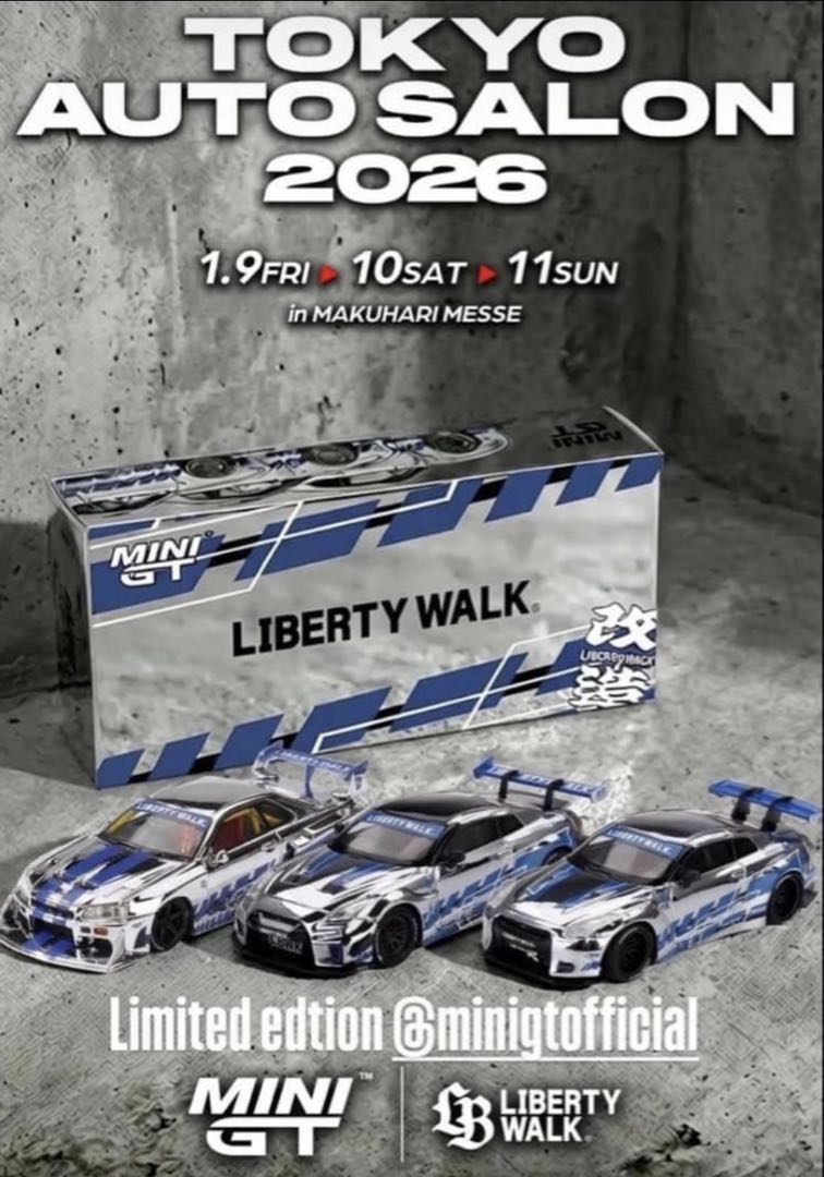 MINI GT リバティウォーク 東京オートサロン2026限定 3台