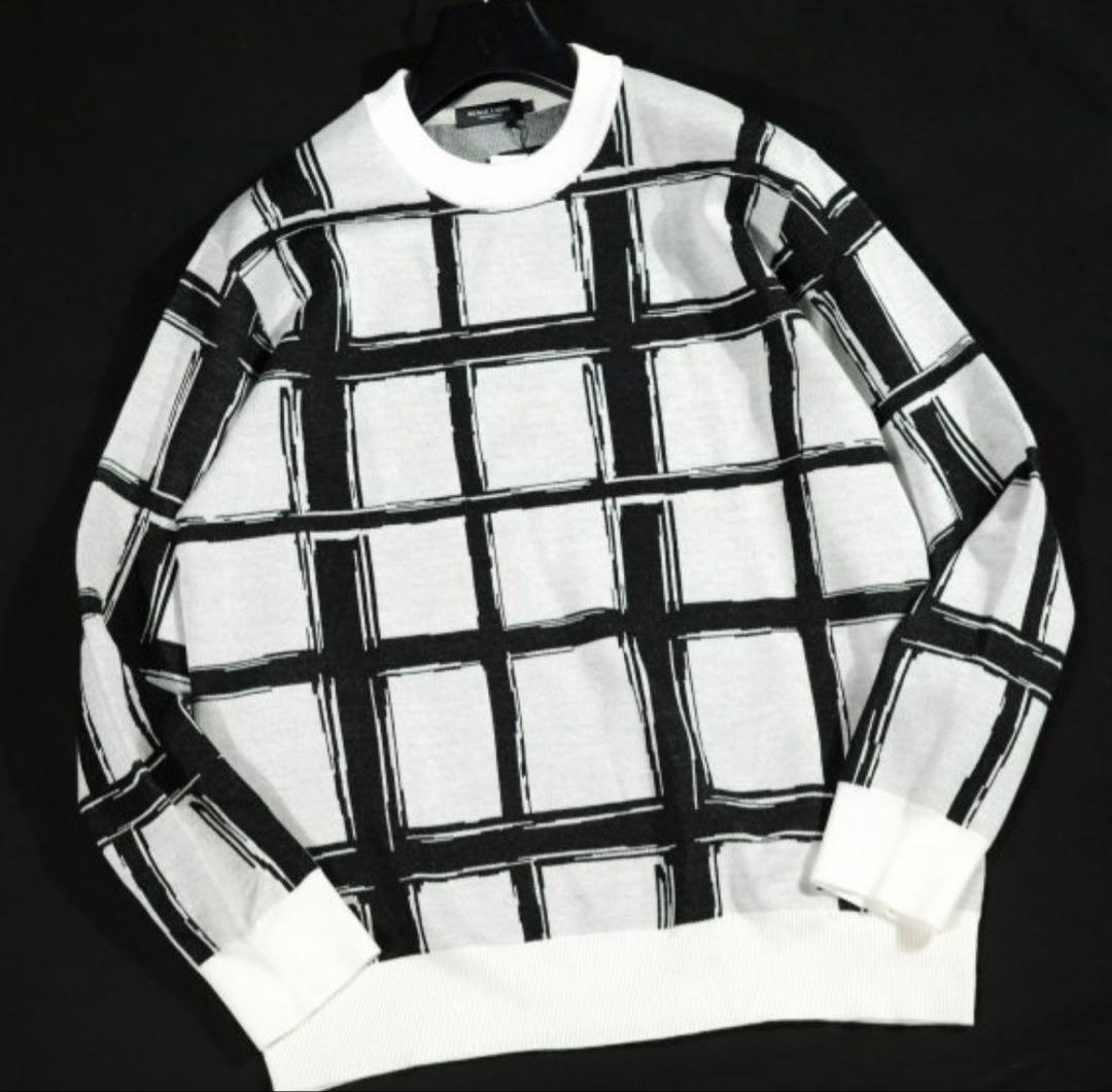 限定 定価3.3万 BLACK LABEL クレストブリッジ ニット