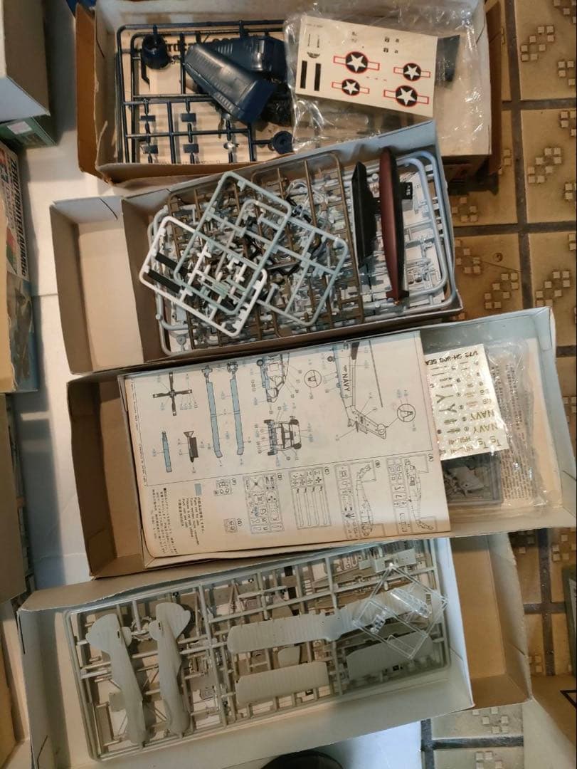 飛行機 プラモデル 全11品 昭和レトロ