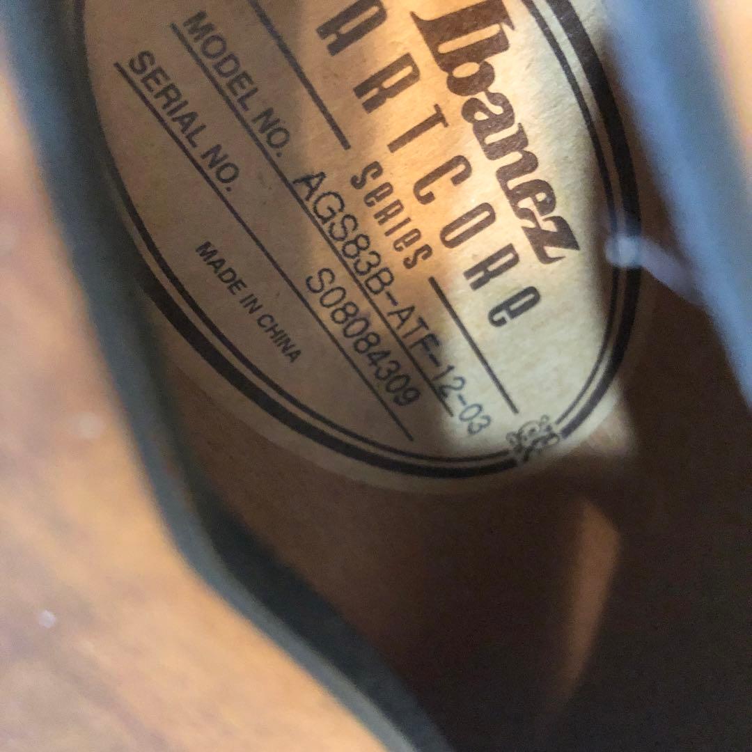Ibanez セミアコ エレキギター AGS83B-ATF-12-03
