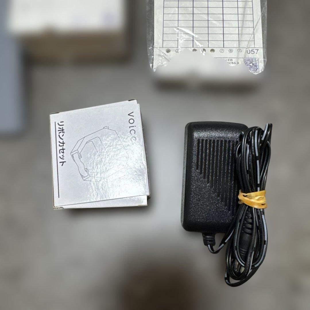 voice VT-2000 タイムレコーダー タイムカード本体と用紙
