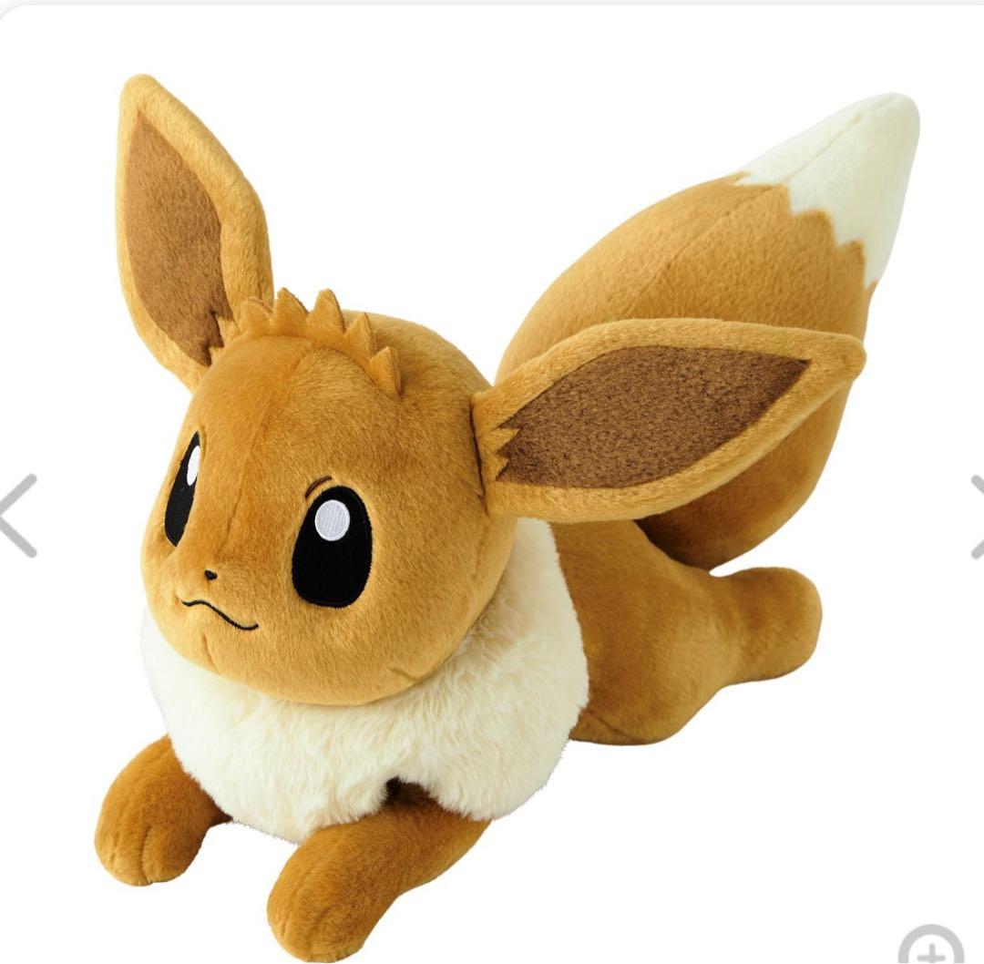 等身大シャワーズ&イーブイ寝そべり　ぬいぐるみ　新品　受注生産【単品販売相談可】