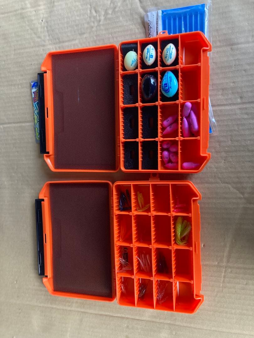 34 サーティーフォー　ケース　ワーム　中古　セット　ひっつかん