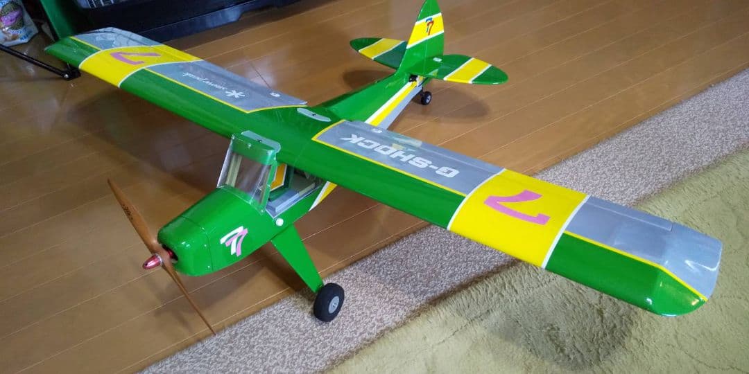 ラジコン飛行機　自作機　受信機付き
