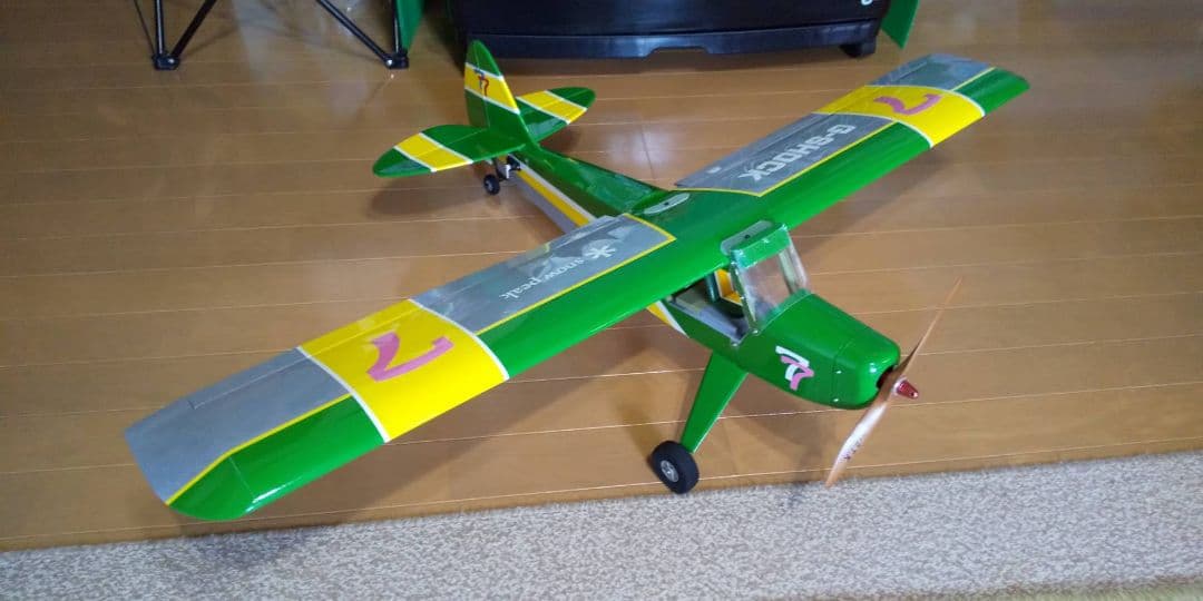 ラジコン飛行機　自作機　受信機付き