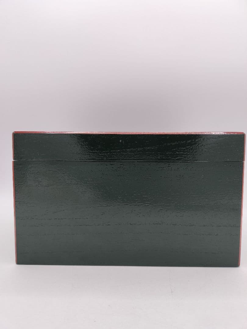 c861 茶箱 青漆 爪紅 紙箱 茶道具 古物